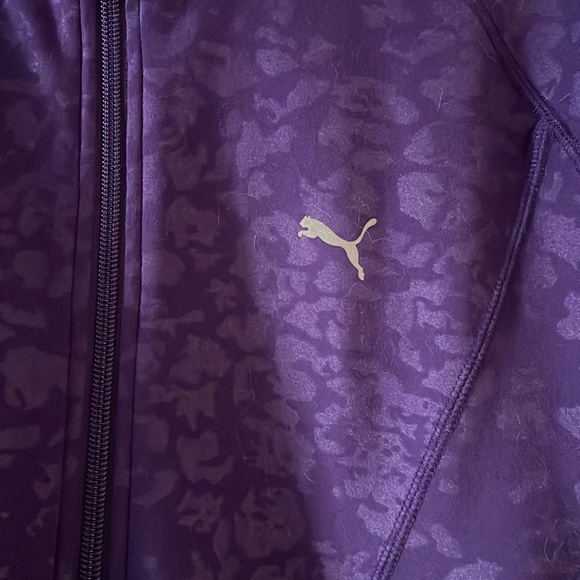 Purple Puma dry cell running jacket NWOT leopard - Picture 4 of 9